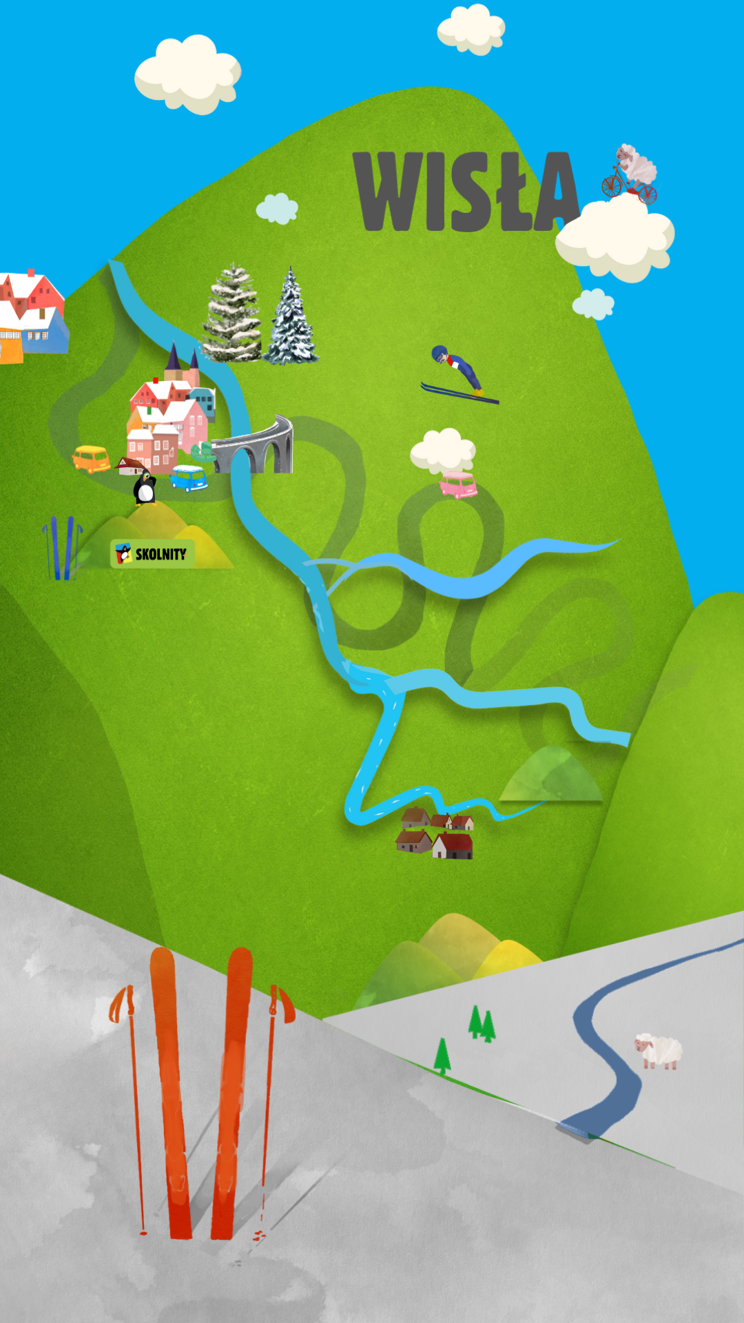 Mapa Wisły